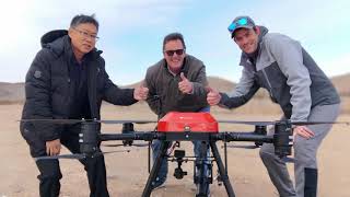 Walkera Firefighting DroneZHUN test demo in desert Las Vegas 2019 [upl. by Aniat]