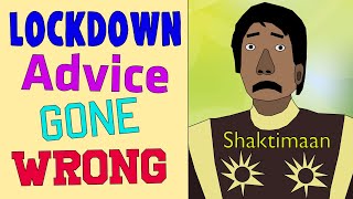 Shaktimaan Lockdown Advice Gone Wrong  lockdown comedy video  Jags Animation [upl. by Elkin]