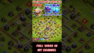 Easy and Best TH11 Attack strategy clashofclans coc th11 th11attack th11base [upl. by Ahsercel76]