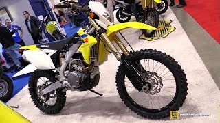 2018 Suzuk RMX 450 Z  Walkaround  2018 Toronto Motorcycle Show [upl. by Tlevesor]