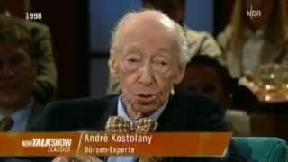 André Kostolany  Der quotNeue Marktquot ist Betrug  Und er hatte Recht  NDR Talkshow 1998 [upl. by Kenney669]