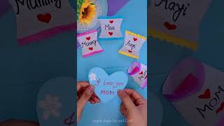 Mother’s Day gift idea  DIY Notebook Chocolate  Last Minutes gifts Idea  Mother  shorts [upl. by Laddie]