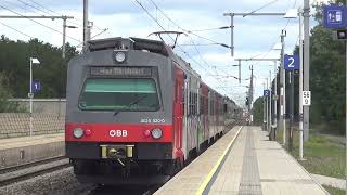 2021  AT  Passenger and freight trains on the Semmering line Semmeringbahn [upl. by Adnicaj189]