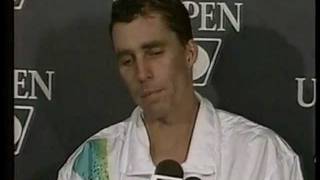 US Open 1993 1R Borwick vs Lendl [upl. by Heer]