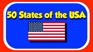 50 States Song A Fun Sing Along with the Kids Picture Show [upl. by Nylesaj]