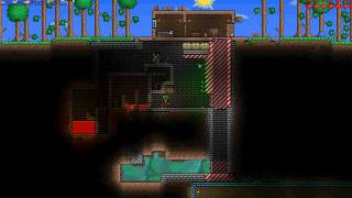 Terraria v11 advanced wiring  Bloodmoon detector [upl. by Ayot77]