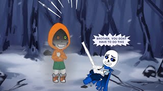 UNDERSWAP  TSSwap react to DustTrust Part 1 Papyrus Encounter [upl. by Enyrehtak550]