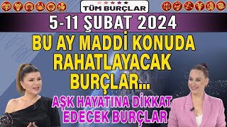 511 Şubat 2024 Nuray Sayarı burç yorumu Bu ay maddi konuda iyi olacak burçlar Aşk hayatına dikkat [upl. by Aehsrop]