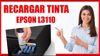 ✅ COMO RECARGAR TINTA EPSON L3110 [upl. by Idak]