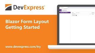 Blazor Form Layout Get Started [upl. by Kennett]