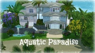 The Sims 3 House BuildingAquatic Paradise my entry into lifesimmers giveaway [upl. by Troth964]