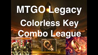 MTGO Legacy  Colorless Combo League [upl. by Shulock524]