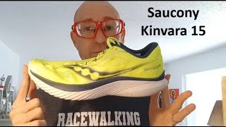 Talking Racewalking Shoe review  Saucony Kinvara 15 [upl. by Nitnerb]