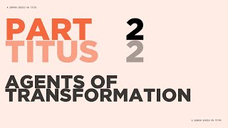 Agents of Transformation How to Flourish on the Fringe 2 Sunday 20 october [upl. by Hsaka]