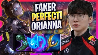 FAKER PERFECT GAME WITH ORIANNA  T1 Faker Plays Orianna MID vs Tristana  Season 2024 [upl. by Siana]