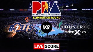 Meralco Bolts vs Converge FiberXers  PBA Governors Cup Live Scoreboard [upl. by Nomannic]