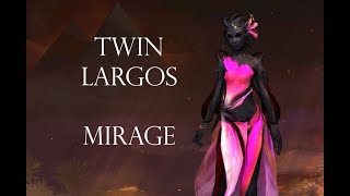 Twin Largos  Staxe Mirage  PUG Guild Wars 2 Raids [upl. by Itaws]