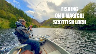 Fly Fishing For Trout on a Magical Loch in Scotland  Traditional Scottish Fly Fishing for Trout [upl. by Argela167]