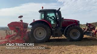 CampO Tractors  Massey Ferguson 7720S [upl. by Esemaj271]