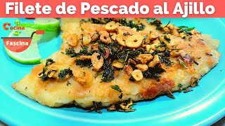 Pescado al Ajillo  Receta Fácil LaCocinaMeFascina [upl. by Leffen]