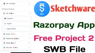 sketchware razorpay app project free swb file  razorpay payment app sketchware free project swb [upl. by Socram]