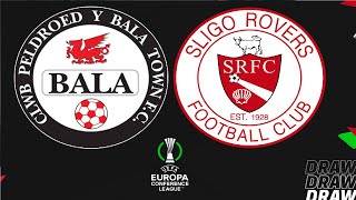 MOTHERWELL GET BALA TOWN OR SLIGO ROVERS EUROPA CONFERENCE LEAGUE DRAW REACTION [upl. by Galer736]