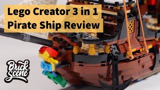 Lego Creator 3 in 1 Pirate Ship 31109 Review [upl. by Rengaw696]