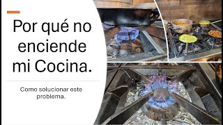 No sale nada de gas en la cocina  Por que no enciende  Que hacer si mi estufa no tiene gas [upl. by Solange]