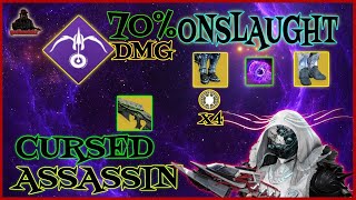 Necrochasm 150 Onslaught Cursed Assassin Destiny 2 Into The Light [upl. by Rustice]