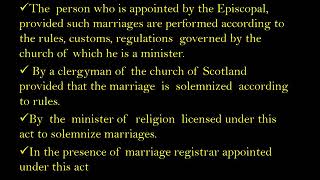 Christian marriage act 1872  Christianmarriage Act1872 Solemnization Clergyman MarriageOath [upl. by Hochman968]