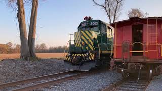 Riding the Woodstown Central Railroad  NJs Newest Heritage Railroad  November 2023 [upl. by Ingamar]