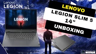 Lenovo Legion Slim 5 14quot unboxing  Lenovo Legion Gaming [upl. by Nevak]