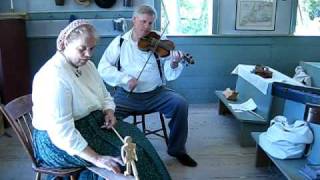 Limberjack dances to the tune played by fiddler Eric Marten [upl. by Anastice718]