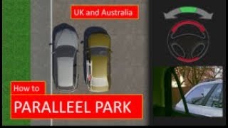 How to PARALLEL PARK The easiest driving lesson for the UK and Australia [upl. by Ahsiyn]