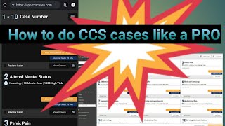 How to Approach USMLE step 3 CCS cases like a pro [upl. by Ylrbmik544]