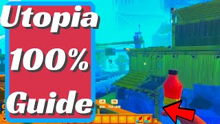 Utopia 100 Guide All Notes Blueprints And Puzzles  Raft [upl. by Aytak356]