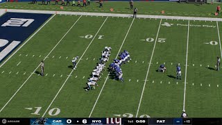 Madden NFL 25  Carolina Panthers vs New York Giants  Gameplay PS5 [upl. by Abigael]