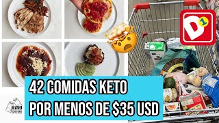 🤩MENÚ SEMANAL DIETA KETO ECONÓMICO  7 DÍAS DE RECETAS KETO LOW COST D1  Manu Echeverri [upl. by Nnorahs]