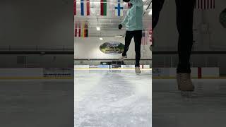 Figure Skating Loop Tracing adultfigureskating figureskating figureskater [upl. by Maxima]