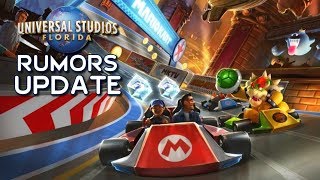 New Ride Rumors Update for Universal Studios Florida Mario Kart More Potter SLoP amp Bourne [upl. by Else294]