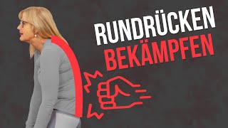 Rundrücken effektiv begradigen ⚡ Dehne DIESEN Muskel [upl. by Hsenid]