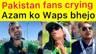 USA Beat Pakistan 🛑 Pak fans crying 😢 over heavy loss vs USA in ICC T20 World Cup 2024 [upl. by Nallac]