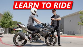 How to ride a motorcycle BY YOURSELF for the FIRST time [upl. by Killion38]