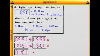 IMAT 2013  Q13  SR  Digital Clock  Worked Solution [upl. by Rechaba]