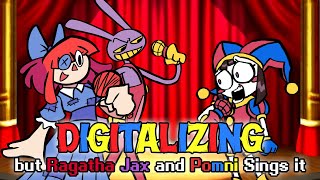 FNF Digitalizing but its Ragatha amp Jax Vs Pomni  FNF The Amazing Digital Circus Mod Cover [upl. by Sorenson]