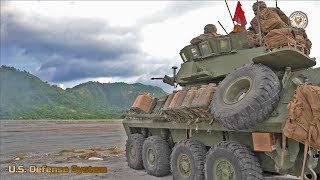 The US Marine Corps Light Armored Reconnaissance in Action [upl. by Knah725]