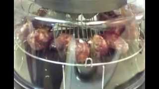 Nuwave Oven Recipes Cooking Barbecue Chicken Wings  An Infrared Oven TV Episode [upl. by Shep433]