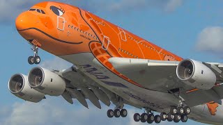 60 MINUTES PURE AVIATION  FRENCH amp GERMAN PLANES ONLY  AIRBUS A380 A330  4K [upl. by Anatniuq]