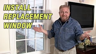 How to Install a Replacement Window [upl. by Hamfurd]