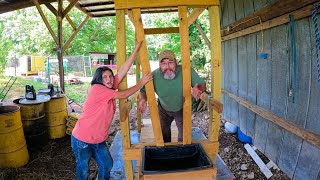 How To Build A Cow Milking Stanchion For Beginners [upl. by Alviani]